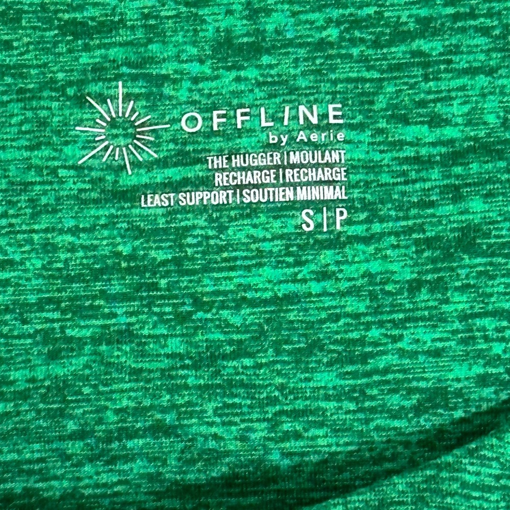 Offline by Aerie Green Hugger Recharge Set – Cropped Sports Bra & Leggings - S/P - Picture 3 of 5